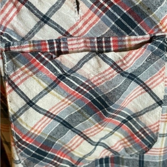 Ashley Stewart Plaid Shirt sz 26 - Picture 3 of 6